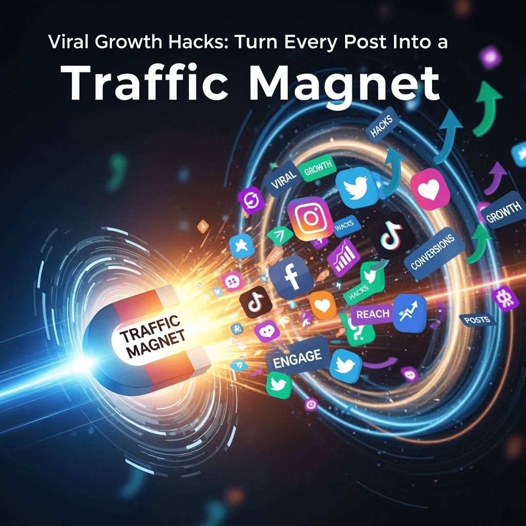Viral Growth Hacks: Turn Every Post Into a Traffic Magnet