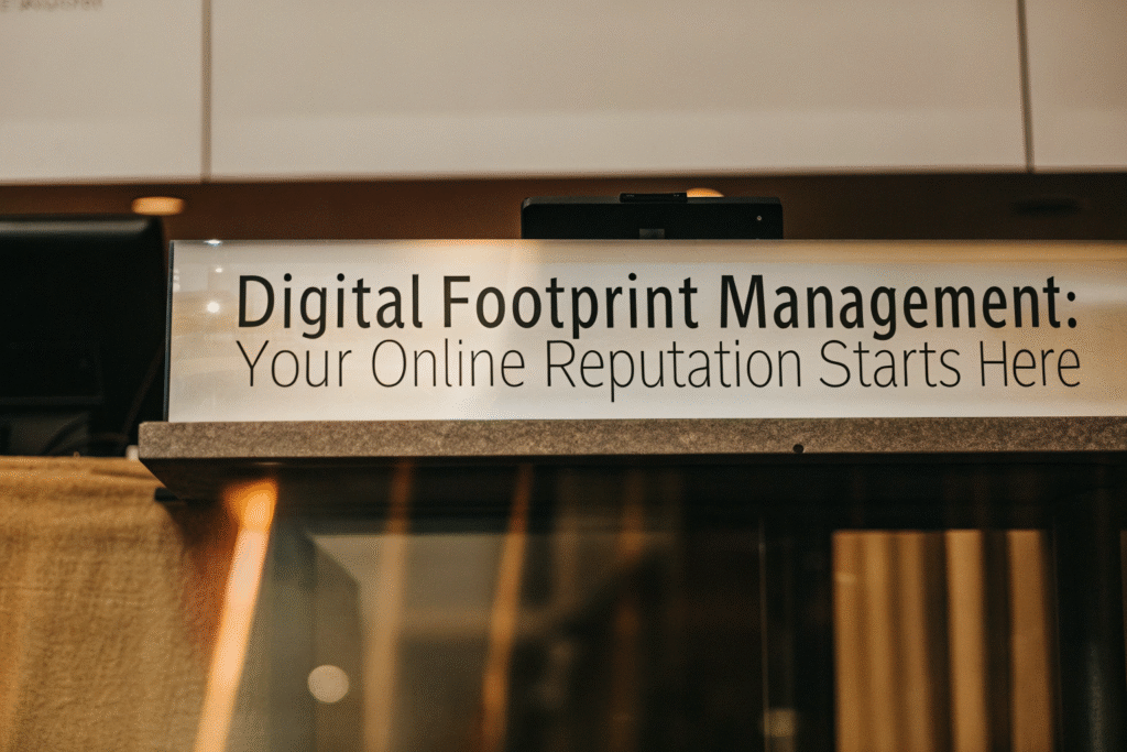 Digital Footprint Management: Your Online Reputation Starts Here