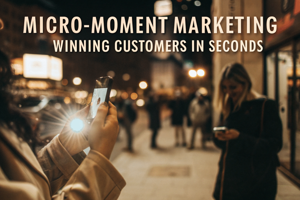 Micro-Moment Marketing: Winning Customers in Seconds