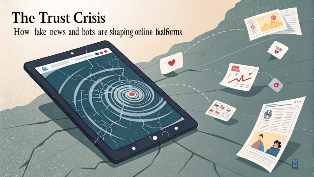 The Trust Crisis: How Fake News and Bots Are Shaping Online Platforms